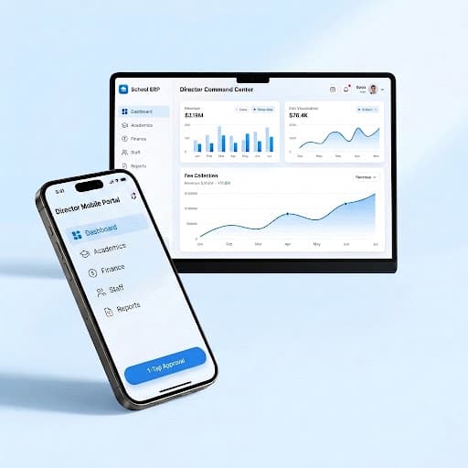 Shiksha Cloud Premium School ERP Platform Mockup